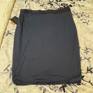 Rachel Roy black and navy blue shirt. New with tags Size M